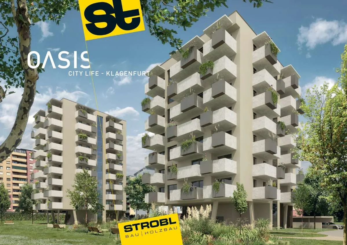 Neubau Klagenfurt, 3 Zimmer, 67 m²