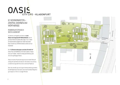 Neubau Klagenfurt, 3 Zimmer, 67 m² — Bild 2