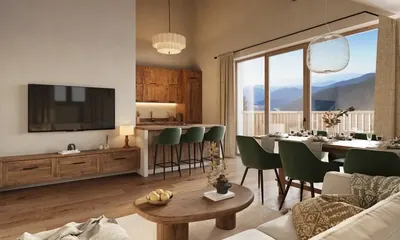 Neubau Hochrindl, Feldkirchen, 2 Zimmer, 44 m² — Bild 2