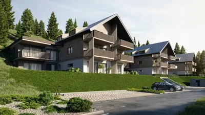 Neubau Hochrindl, Feldkirchen, 2 Zimmer, 44 m² — Bild 3