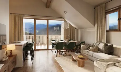 Neubau Hochrindl, Feldkirchen, 2 Zimmer, 44 m² — Bild 4