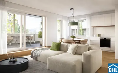 Neubau Mödling, 2 Zimmer, 45 m² — Bild 3