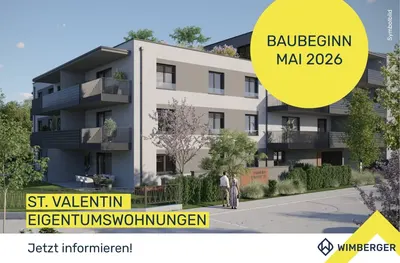 Neubau St. Valentin, Amstetten — 3 Zimmer