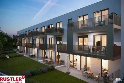 Neubau Wiener Neudorf, Mödling, 2.0 Zimmer, 57 m² — Bild 2