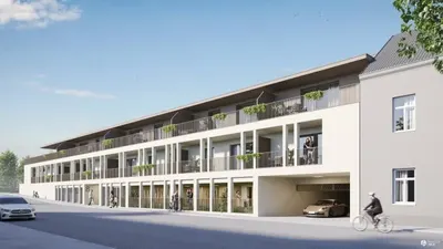 Neubau Wolkersdorf im Weinviertel, Mistelbach, 2 Zimmer, 41 m² — Bild 3