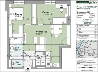 Neubau Traismauer, Sankt Pölten Land, 2 Zimmer, 61 m² — Bild 5