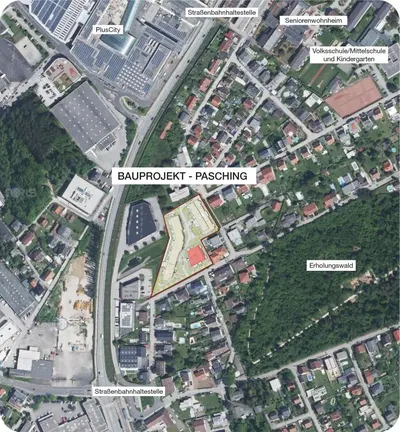 Neubau Pasching, Linz Land, 3 Zimmer, 77 m² — Bild 2