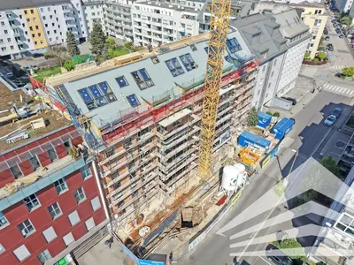 Neubau Linz, 2 Zimmer, 37 m² — Bild 3