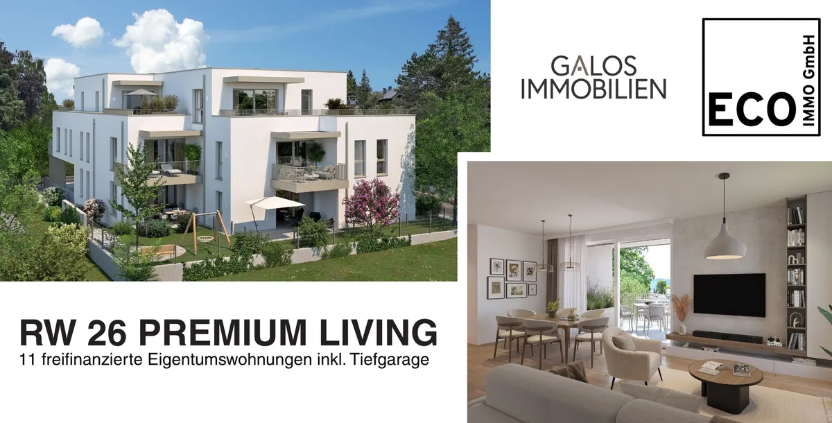 Neubau Gmunden, 4 Zimmer, 103 m²
