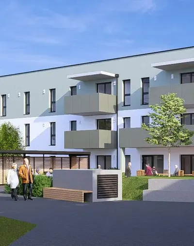 Neubau Pasching, Linz Land, 3 Zimmer, 68 m² — Bild 4