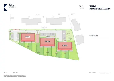 Neubau Mondsee, Vöcklabruck, 2 Zimmer, 56 m² — Bild 5
