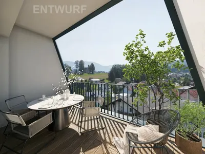 Neubau Sankt Georgen im Attergau, Vöcklabruck, 1 Zimmer, 44 m² — Bild 2