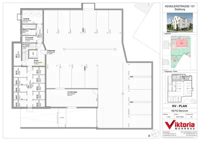 Neubau Salzburg, Salzburg Stadt, 2 Zimmer, 49 m² — Bild 4
