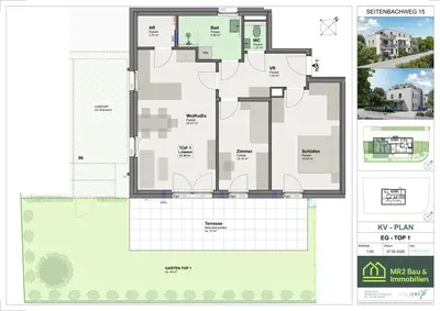 Neubau Salzburg, Salzburg Stadt, 3 Zimmer, 68 m² — Bild 5