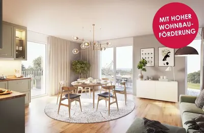 Neubau Salzburg, Salzburg Stadt, 2 Zimmer, 54 m² — Bild 2