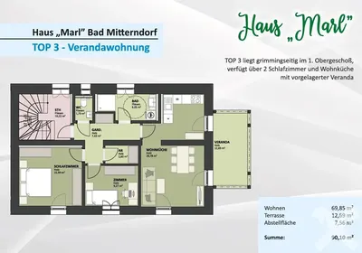 Neubau Bad Mitterndorf, Liezen, 5 Zimmer, 106 m² — Bild 5