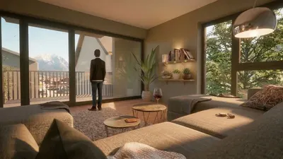 Neubau Irdning, Liezen, 3 Zimmer, 65 m² — Bild 2