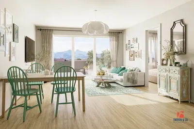 Neubau Niederndorf, Kufstein, 2 Zimmer, 56 m² — Bild 2