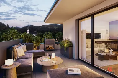 Neubau Niederndorf, Kufstein, 2 Zimmer, 56 m² — Bild 4