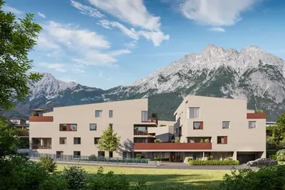 Neubau Telfs, Innsbruck-Land, 3 Zimmer, 77 m² — Bild 2