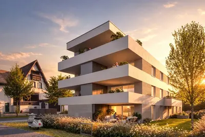 Neubau Lustenau, Dornbirn, 3 Zimmer, 74 m² — Bild 2