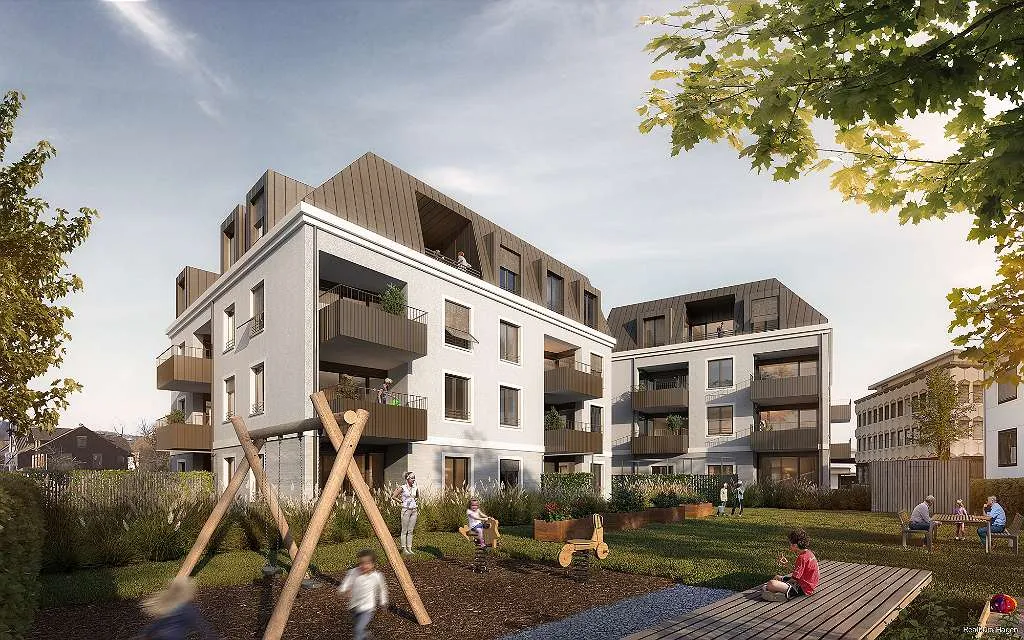 Neubau Lustenau, Dornbirn, 3 Zimmer, 77 m²