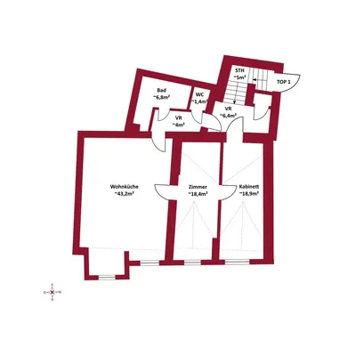 Neubau Wien, 19. Bezirk, Döbling, 3 Zimmer, 102 m² — Bild 4