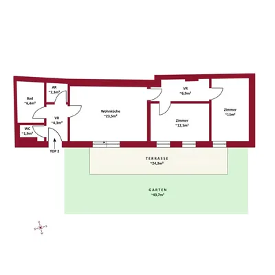 Neubau Wien, 19. Bezirk, Döbling, 3 Zimmer, 102 m² — Bild 5