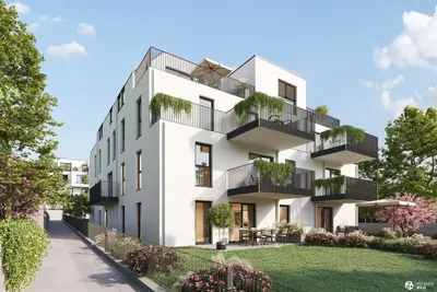 Neubau Wien, 23. Bezirk, Liesing, 3 Zimmer, 83 m² — Bild 2