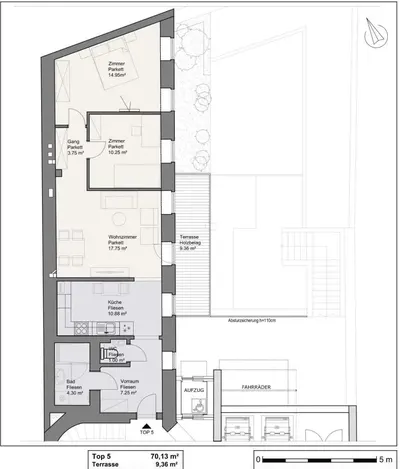 Neubau Wien, 17. Bezirk, Hernals, 2 Zimmer, 50 m² — Bild 5