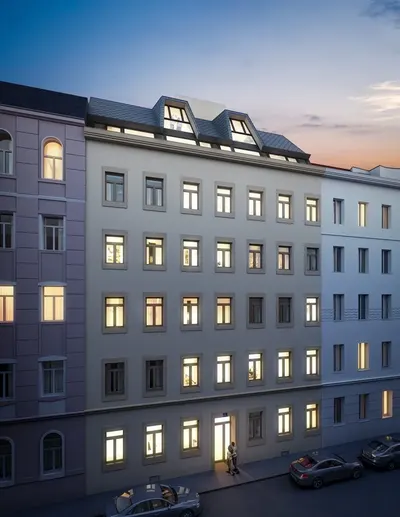 Neubau Wien, 02. Bezirk, Leopoldstadt, 2 Zimmer, 48 m² — Bild 5