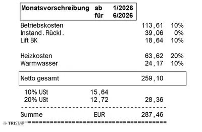 Neubau Wien, 07. Bezirk, Neubau, 2 Zimmer, 51 m² — Bild 5
