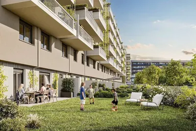 Neubau Wien, 22. Bezirk, Donaustadt, 2 Zimmer, 45 m² — Bild 2