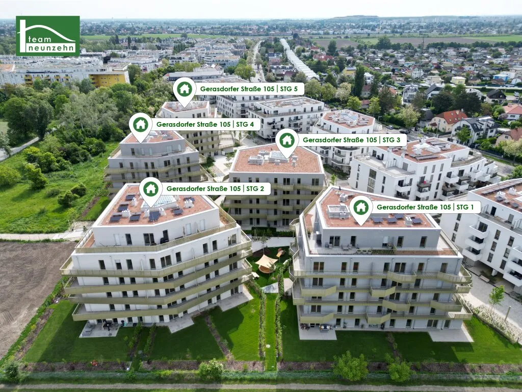 Neubau Wien, 21. Bezirk, Floridsdorf, 3 Zimmer, 74 m²