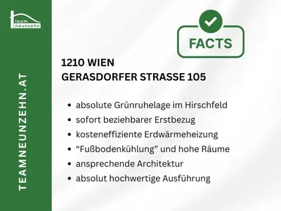 Neubau Wien, 21. Bezirk, Floridsdorf, 2 Zimmer, 45 m² — Bild 3