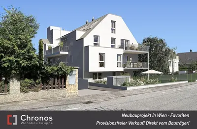 Neubau Wien, 10. Bezirk, Favoriten, 2 Zimmer, 61 m² — Bild 5