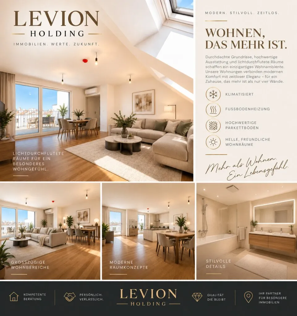 Neubau Wien, 02. Bezirk, Leopoldstadt, 4 Zimmer, 127 m²