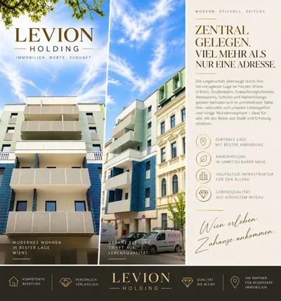 Neubau Wien, 02. Bezirk, Leopoldstadt, 4 Zimmer, 127 m² — Bild 2