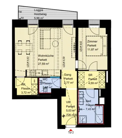 Neubau Wien, 02. Bezirk, Leopoldstadt, 4 Zimmer, 127 m² — Bild 5
