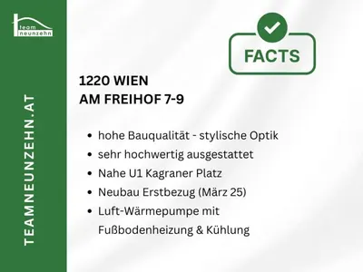 Neubau Wien, 22. Bezirk, Donaustadt, 3 Zimmer, 97 m² — Bild 2