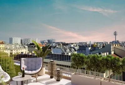 Neubau Wien, 10. Bezirk, Favoriten, 2 Zimmer, 38 m² — Bild 3
