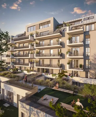 Neubau Wien, 19. Bezirk, Döbling, 3.0 Zimmer, 64 m² — Bild 2