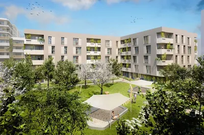 Neubau Wien, 22. Bezirk, Donaustadt, 2 Zimmer, 46 m² — Bild 2