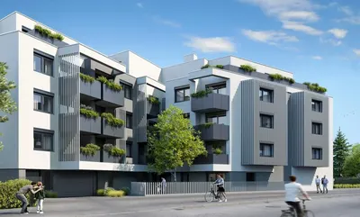 Neubau Wien, 21. Bezirk, Floridsdorf, 2 Zimmer, 45 m² — Bild 2