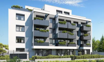 Neubau Wien, 21. Bezirk, Floridsdorf, 2 Zimmer, 45 m² — Bild 3
