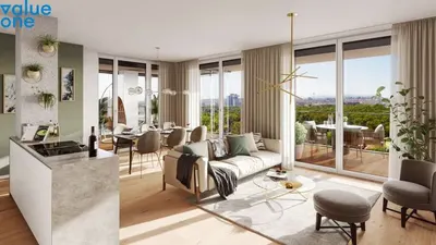 Neubau Wien, 02. Bezirk, Leopoldstadt, 3 Zimmer, 82 m² — Bild 2