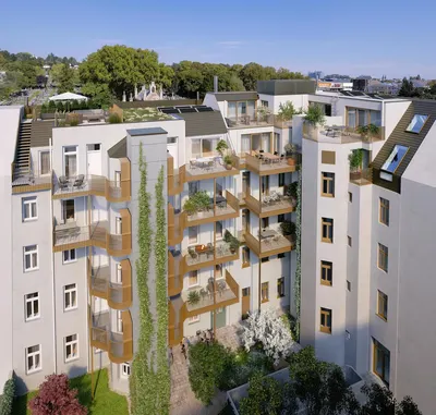 Neubau Wien, 17. Bezirk, Hernals, 1 Zimmer, 30 m² — Bild 2