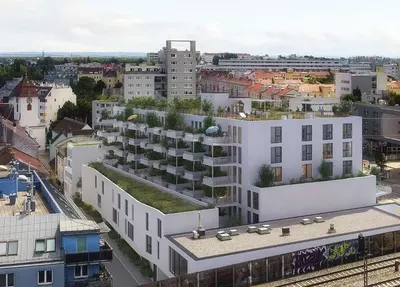 Neubau Wien, 11. Bezirk, Simmering, 2 Zimmer, 45 m² — Bild 2
