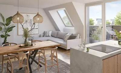 Neubau Wien, 10. Bezirk, Favoriten, 2 Zimmer, 50 m² — Bild 2