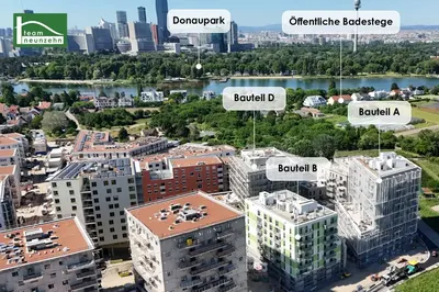 Neubau Wien, 21. Bezirk, Floridsdorf, 2 Zimmer, 46 m² — Bild 2